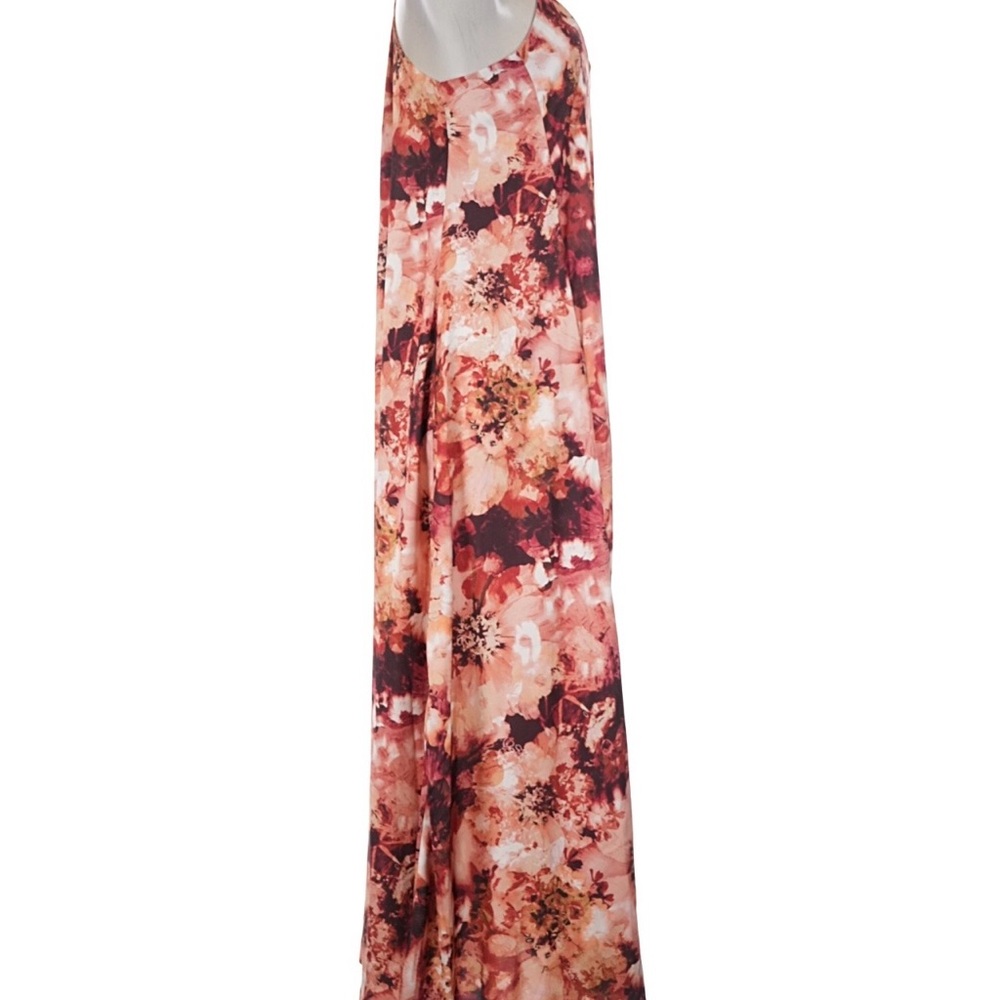 PRICE DROP Nicole Miller Floral Slip Maxi Dress - Picture 3 of 9